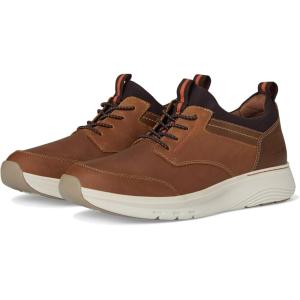imageClarks Mens Motion Trek Ez SneakerDark Tan Leather