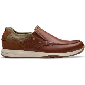 imageClarks Mens Sailview Step LoaferDark Tan Nubuck