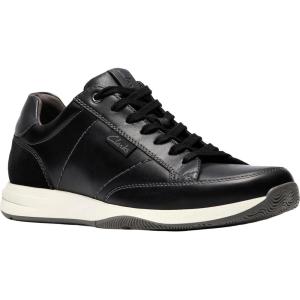 imageClarks Mens Townview Lace SneakerBlack Leather