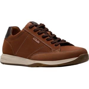 imageClarks Mens Townview Lace SneakerTan Leather
