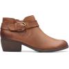 imageClarks Womens Charlten Rae Ankle BootTan Oily Leather