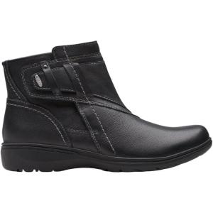 imageClarks Womens Carleigh Style Ankle BootBlack Leather