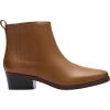 imageClarks Womens Danyelle Skip Ankle BootTan Leather