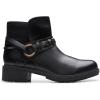 imageClarks Womens Hearth Kaylie Ankle BootBlack Leather