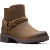 imageClarks Womens Hearth Kaylie Ankle BootMushroom Oily