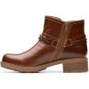 imageClarks Womens Hearth Kaylie Ankle BootTan Leather