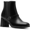 imageClarks Womens Keirsta Day Ankle BootBlack Leather