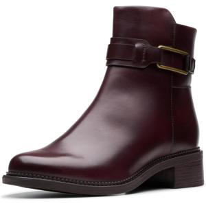 imageClarks Womens Maye Bella Ankle BootBordeaux Leather