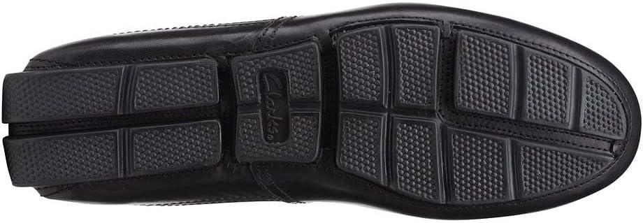 imageClarks Mens Markman Plain Driving Style LoaferBlack Leather