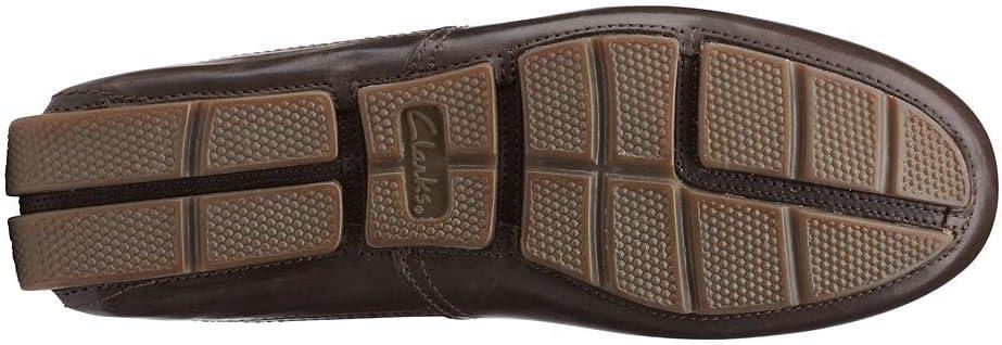 imageClarks Mens Markman Plain Driving Style LoaferDark Brown Leather