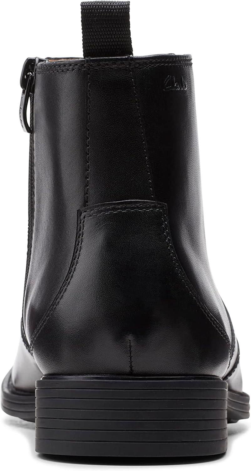 imageClarks Mens Whiddon Zip Chelsea BootBlack Leather