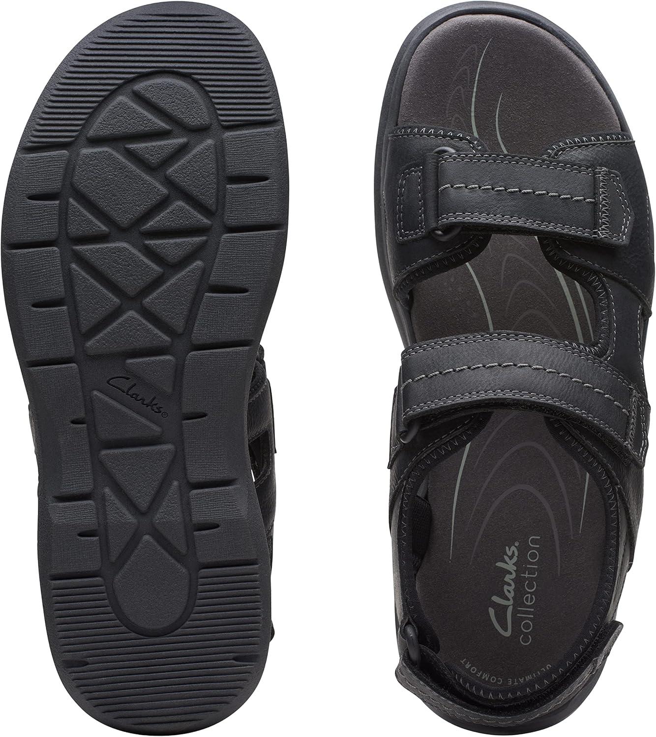 imageClarks mens Walkford WalkBlack Leather