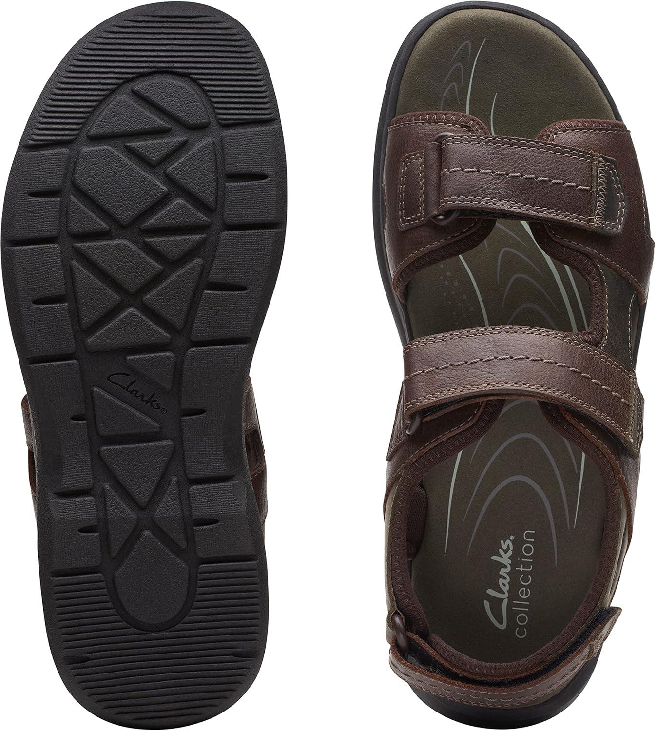 imageClarks mens Walkford WalkDark Brown Leather