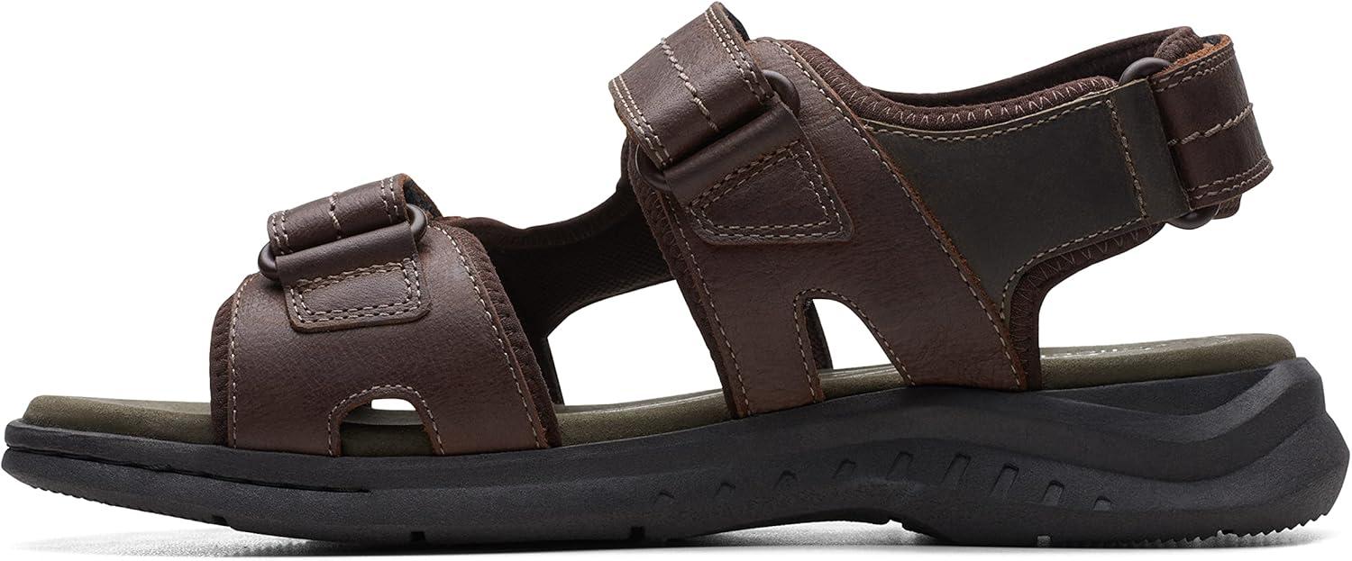 imageClarks mens Walkford WalkDark Brown Leather