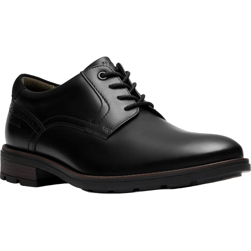 imageClarks Mens Emmet Plain OxfordBlack Smooth