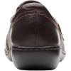 imageClarks Womens Ashland Effie SlipOn LoaferDark Brown Tumbled Leather