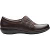 imageClarks Womens Ashland Effie SlipOn LoaferDark Brown Tumbled Leather