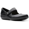 imageClarks Womens Ashland Elayne Mary Jane FlatBlack Tumbled