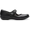 imageClarks Womens Ashland Elayne Mary Jane FlatBlack Tumbled