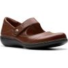 imageClarks Womens Ashland Elayne Mary Jane FlatBritish Tan Leather