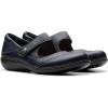 imageClarks Womens Ashland Elayne Mary Jane FlatNavy Tumbled