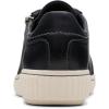 imageClarks Womens Caroline Janna Leather Side Zip Fashion SneakerBlack Leather 1