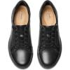 imageClarks Womens Caroline Janna Leather Side Zip Fashion SneakerBlack Leather