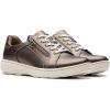 imageClarks Womens Caroline Janna Leather Side Zip Fashion SneakerBronze Leather