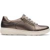 imageClarks Womens Caroline Janna Leather Side Zip Fashion SneakerBronze Leather