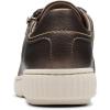 imageClarks Womens Caroline Janna Leather Side Zip Fashion SneakerBronze Leather