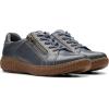 imageClarks Womens Caroline Janna Leather Side Zip Fashion SneakerDark Blue