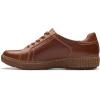 imageClarks Womens Caroline Janna Leather Side Zip Fashion SneakerTan Leather