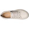 imageClarks Womens Caroline Janna Leather Side Zip Fashion SneakerWhite Leather