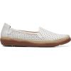imageClarks Womens Elaina Ruby LoafersWhite Leather