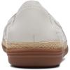 imageClarks Womens Elaina Ruby LoafersWhite Leather