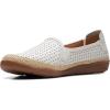 imageClarks Womens Elaina Ruby LoafersWhite Leather