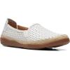 imageClarks Womens Elaina Ruby LoafersWhite Leather