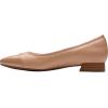 imageClarks Womens Natalyn Dusk Ballet FlatBeige Leather