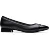 imageClarks Womens Natalyn Dusk Ballet FlatBlack Leather