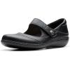 imageClarks Womens Ashland Elayne Mary Jane FlatBlack Tumbled