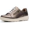 imageClarks Womens Caroline Janna Leather Side Zip Fashion SneakerBronze Leather