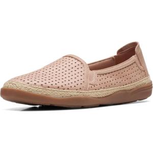 imageClarks Womens Elaina Ruby LoafersWarm Beige Leather