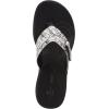 imageClarks Womens Breeze Sea FlipFlopBlackWhite Snake Synthetic