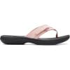 imageClarks Womens Breeze Sea FlipFlopBlush SyntheticBlack Sole