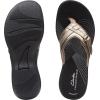 imageClarks Womens Breeze Sea FlipFlopGoldBlack