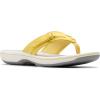imageClarks Womens Breeze Sea FlipFlopYellow Nubuck