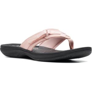 imageClarks Womens Breeze Sea FlipFlopBlush SyntheticBlack Sole