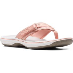 imageClarks Womens Breeze Sea FlipFlopPeach Synthetic