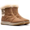 imageClarks Womens Breeze Cozy Snow BootsDark Sand