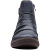 imageClarks Womens Caroline Orchid Ankle BootsNavy Leather